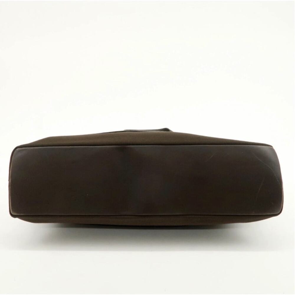 💎✨Beautiful✨💎Authentic Ferragamo Vara Logo Canvas Tote Bag Shoulder Bag Brown - Picture 5 of 15